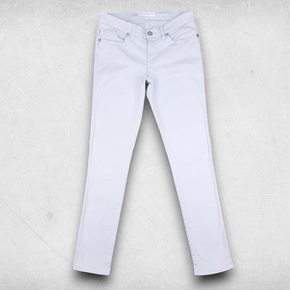 Rock & Republic Berlin‎ Jeans Women 8 Lt Baby Blue Skinny Retro Classic